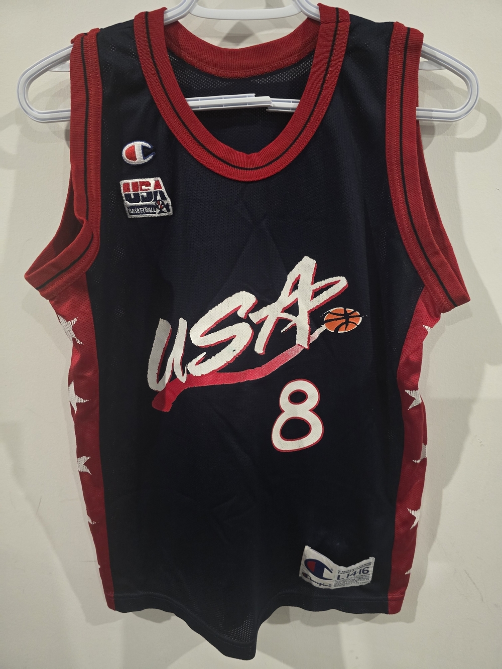 Vintage Team USA Champion Scottie Pippen NBA Basketball Jersey Youth 14-16